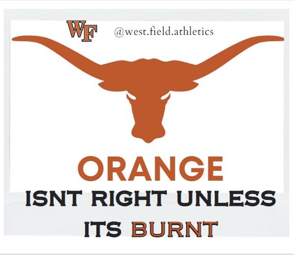 Orange isn't right unless its burnt