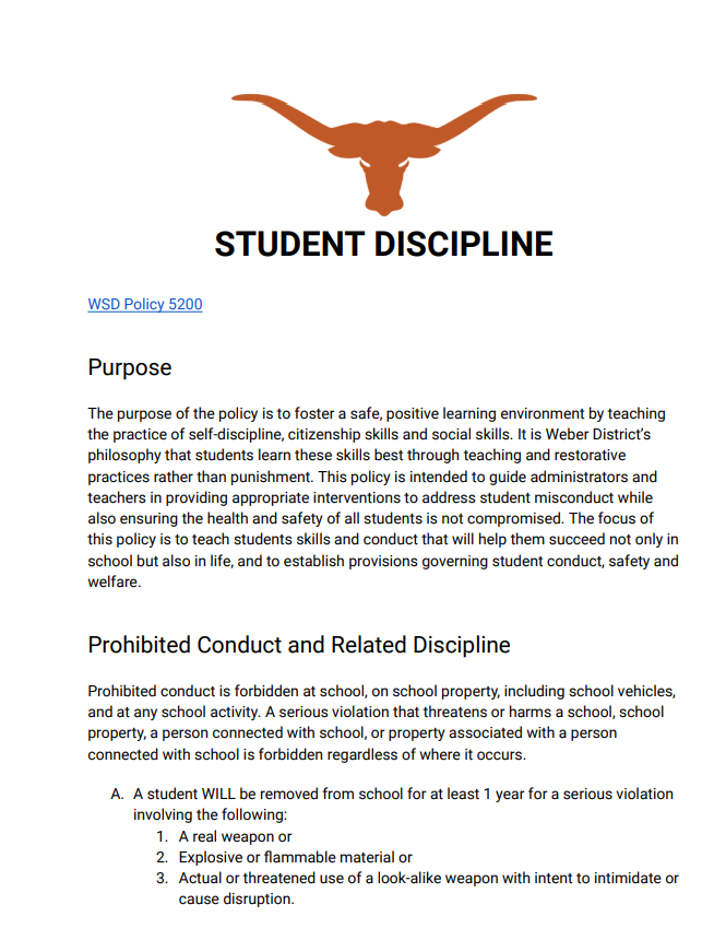 Student Discipline 1